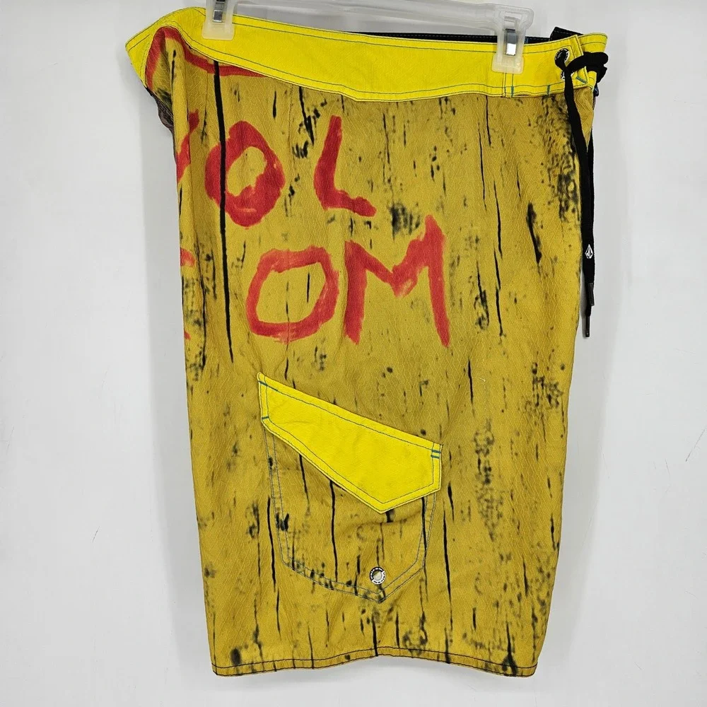 Vintage Volcom Board‎ Shorts Mens 34 Swim Trunks Y2K Summer Beach